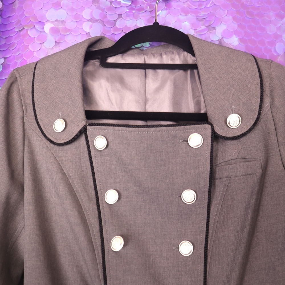 Metamorphose Name of Guardian Jacket Grey Military Goth Lolita EGL Japan - Picture 5 of 12